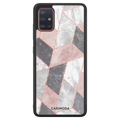 Samsung Galaxy A51 hoesje - Stone grid Samsung Galaxy A51 hoesje - Stone grid