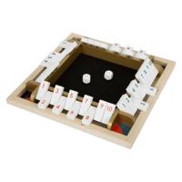 Small Foot - shut the box houten dobbelspel gouden editie - thumbnail