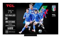 TCL 75C7K 75 inch QD-mini led-tv, 4K HDR Premium 3000, Smart Google TV met 144 Hz Motion Clarity Pro (Dolby Vision IQ & Atmos, CrystGlow HVA Panel, audio van Bang & Olufsen, Game Master) - thumbnail