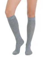 Yellowmoon kinder/dames kniekous 1 paar - Hoge katoeken sokken - thumbnail