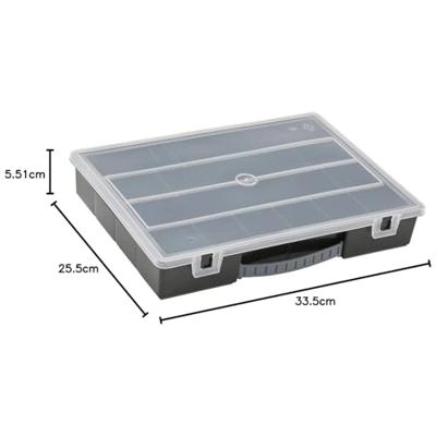 STANLEY Assortimentsdoos Universeel (l x b x h) 34 x 5.7 x 26 cm Aantal vakken: 14 Inhoud 1 stuk(s)