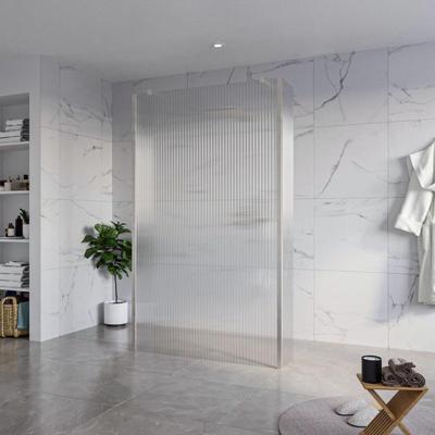 Fortifura Galeria Vrijstaande Inloopdouche - 120x200cm - Helder geribbeld - antikalk - 8mm veiligheidsglas - 2 zijwanden 30cm - wandsteunen en hoekprofielen - Geborsteld RVS PVD (RVS) SW927769 2x/SW797953/SW797945 2x/SW798730 2x Fortifura Galeria Vrijstaande Inloopdouche - 120x200cm - Helder geribbeld - antikalk - 8mm veiligheidsglas - 2 zijwanden 30cm - wandsteunen en hoekprofielen - Geborsteld RVS PVD (RVS) SW927769 2x/SW797953/SW797945 2x/SW798730 2x