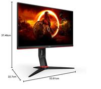 AOC GAMING Q24G2A/BK 24 Quad HD 165Hz IPS Monitor - thumbnail
