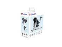 Verbatim FWC-03 Pro Qi Fast Wireless Car Charger 49554 Inductie lader Uitgangen Magnetische aansluiting Zwart - thumbnail
