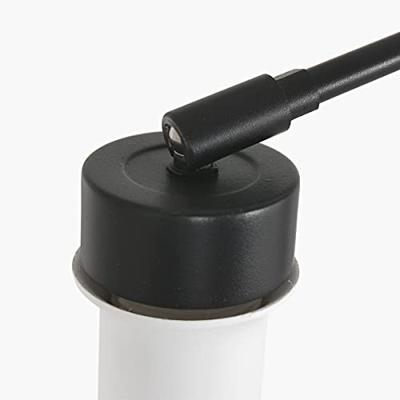 Steinhauer Wandlamp prestige chic 8119 zwart kap grijs linnen