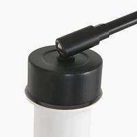 Steinhauer Wandlamp prestige chic 8119 zwart kap grijs linnen - thumbnail