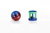 Beeztees Balletje+Roller/Bel - Kattenspeelgoed - 4 cm - 2ST - thumbnail