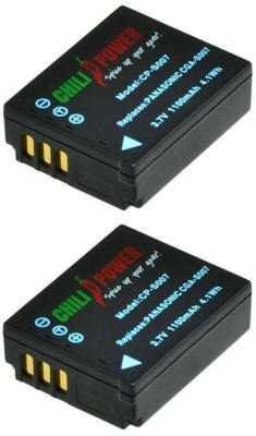 ChiliPower CGR-S007 accu voor Panasonic - 1100mAh - 2-Pack