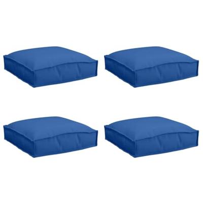 VidaXL Kussen 4 pcs koninklijk blauw 40 x 40 x 8 cm oxford stof