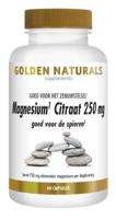 Golden Naturals Magnesium Citraat 250mg Capsules - thumbnail