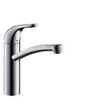 hansgrohe keukenmengkraan Focus E, chroom, voorsprong uitloop 220mm, hoogte uitloop 165mm - thumbnail