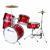 DIMAVERY JDS-305 Kids Drum Set, red - thumbnail