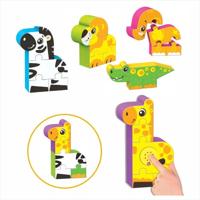 Kinderpuzzel Reig Zoo Blocks 22 Onderdelen - thumbnail