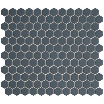 Mozaiek Tegel Hexagon 26x30 cm Camo Navy Blue The Mosaic Factory Mozaiek Tegel Hexagon 26x30 cm Camo Navy Blue The Mosaic Factory