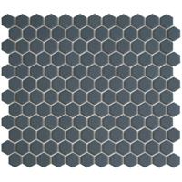 Mozaiek Tegel Hexagon 26x30 cm Camo Navy Blue The Mosaic Factory - thumbnail