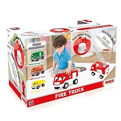 Dolu brandweerwagen rood/wit