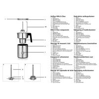 WMF 04.1317.0011 Lono Melk-Chocolocade Opschuimer 0.5L RVS - thumbnail