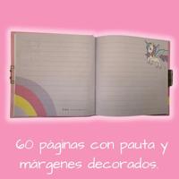 Dagboek Eenhoorn 13,5x13,5cm - thumbnail