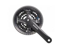 Shimano crankset crankstel acera m361 170mm 7/8 speed vierkant zwart - 151035 - thumbnail