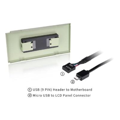 Thermaltake LCD Panel Kit Matcha Green for Ceres Series Matcha Green LCD-paneelkit Groen