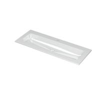 INK Aspekt Wastafel Porselein Centraal met 1 Kraangat - 1200x450x15 mm - Glans Wit - thumbnail