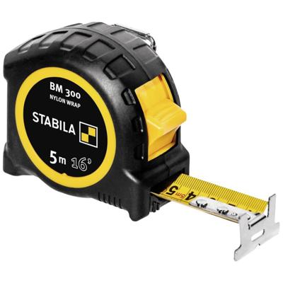 Stabila BM 300cm+inch 19576 Rolmaat 5 m ABS-PC Stabila BM 300cm+inch 19576 Rolmaat 5 m ABS-PC