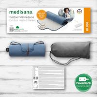 Draadloze buitenverwarmingsdeken - MEDISANA - OL 850 - 10 W - Blauw - thumbnail