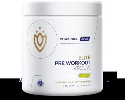 Vitakruid Elite pre workout vrouw 284 Gram