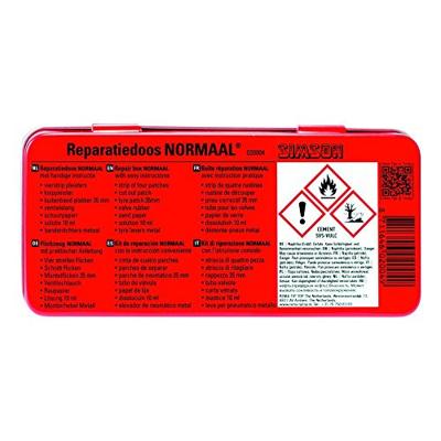 Simson Reparatiedoos normaal 8 x 6 cm aluminium rood 10-delig - thumbnail