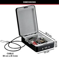 Master Lock P49013 P005CEURBLKHRO Kluis Cijferslot - thumbnail