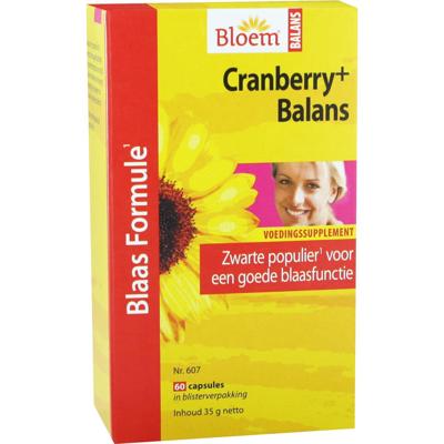 Bloem Cranberry+ Balans Capsules 60st
