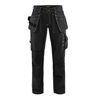 Blåkläder Dames werkbroek 15451370 | Zwart | Maat 36 - 7330509500439 - thumbnail