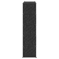 VidaXL Opbergmeubel met 20 vakken en ophangstangen polypropeen - thumbnail