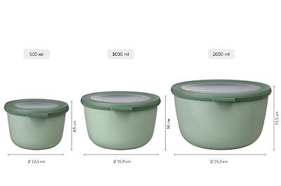 Mepal Multikom Set Nordic Blue 3-Delig (500, 1000, 2000 ml)