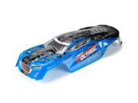 Gespoten body blauw/zwart voor oa. Arrma Fazon Voltage - thumbnail