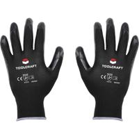 TOOLCRAFT TO-5621526 Werkhandschoen Polyester, Nitril Maat (handschoen): 7 EN 388 Cat II 1 paar - thumbnail