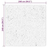 VidaXL Vloerkleed huarte laagpolig zacht wasbaar 240x240 cm rood - thumbnail