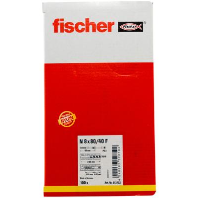 Fischer 513702 Spijkerplug 80 mm 8 mm 100 stuk(s) Fischer 513702 Spijkerplug 80 mm 8 mm 100 stuk(s)