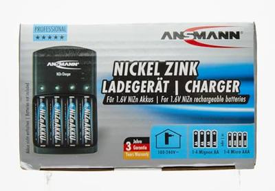 Ansmann Charger NiZn Batterijlader NiZn AAA (potlood), AA (penlite) Ansmann Charger NiZn Batterijlader NiZn AAA (potlood), AA (penlite)