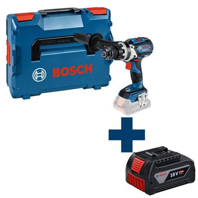 Bosch Professional GSB 18V-110 C Accu-klopboor/schroefmachine Zonder accu, Zonder lader, Incl. koffer