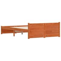 Bedframe Wasbruin 135 x 190 cm Massief grenenhout - thumbnail