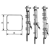 Schneider Electric NSYVA274MA NSYVA274MA Zichtvenster (b x h) 95 mm x 78 mm Polycarbonaat 1 stuk(s) - thumbnail