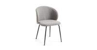 Kave Home Eetkamerstoel 'Minna' kleur Lichtgrijs - thumbnail