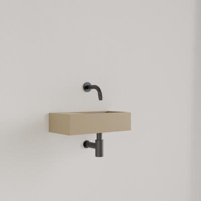 Fontein Gliss Design Nano 36x18x9 cm Zonder Kraangat Links Cappuccino Fontein Gliss Design Nano 36x18x9 cm Zonder Kraangat Links Cappuccino