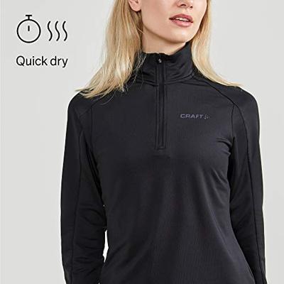 Craft Gain Midlayer Shirt Dames Black XL - thumbnail