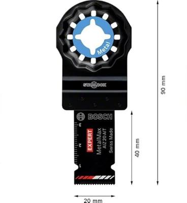 Bosch Accessories 2608900013 EXPERT MetalMax AIZ 20 AIT Invalzaagblad Carbide 5-delig 5 stuk(s) Bosch Accessories 2608900013 EXPERT MetalMax AIZ 20 AIT Invalzaagblad Carbide 5-delig 5 stuk(s)