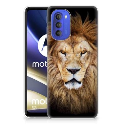 Motorola Moto G51 5G | TPU Hoesje | Leeuw Motorola Moto G51 5G | TPU Hoesje | Leeuw