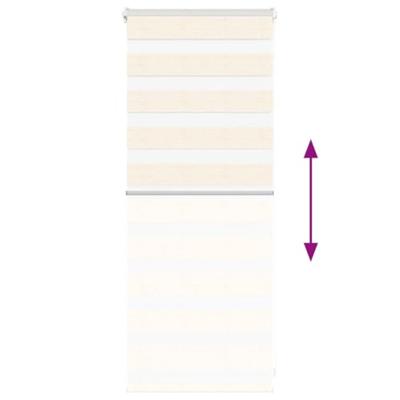 VidaXL Zebra rolgordijn 55x100 cm stofbreedte 50,9 cm marmerbeige VidaXL Zebra rolgordijn 55x100 cm stofbreedte 50,9 cm marmerbeige