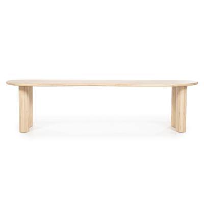 Eleonora Organische Eettafel 'Josh' Eiken, 300 x 110cm, kleur Naturel