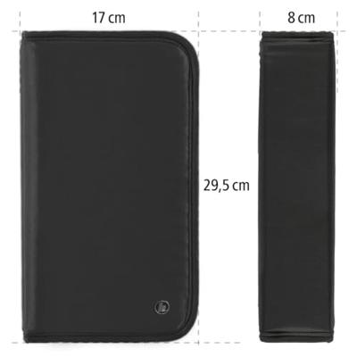 Hama nylon wallet 104 cd zwart red